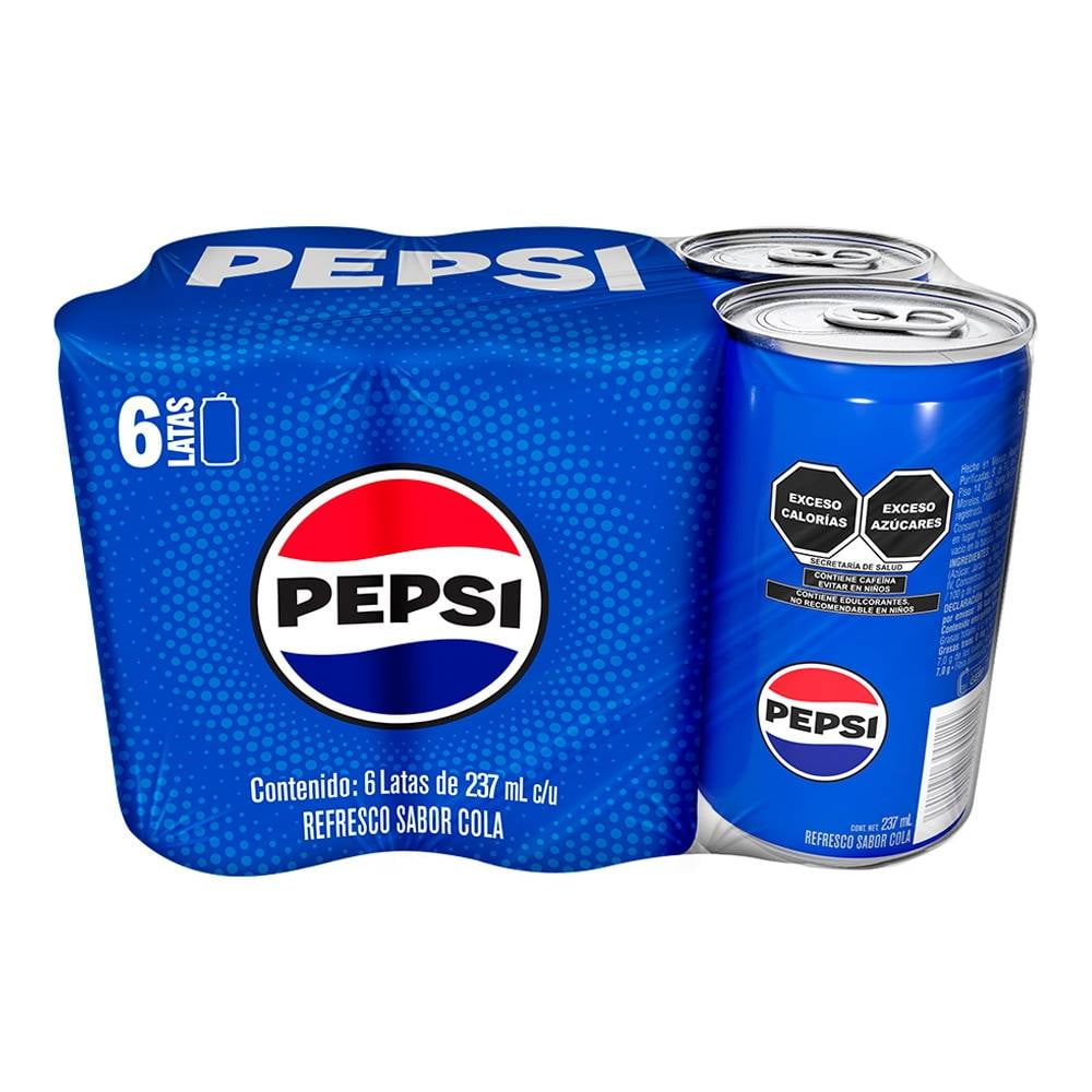 Refresco Pepsi Latas De Ml C U Walmart