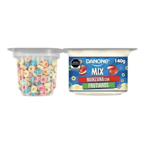 Yoghurt Danone mix sabor manzana con frutiaros 140 g