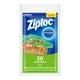 thumbnail image 1 of Bolsa plastica reutilizable Ziploc Sandwich  20 piezas Econopack, 1 of 2