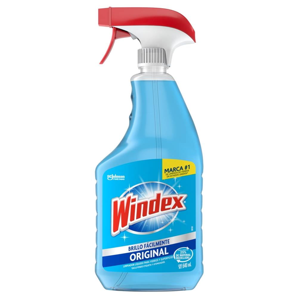 Limpiador líquido Windex crystal rain fresh scent 640 ml