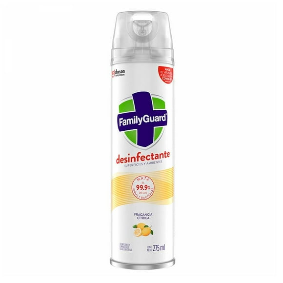 Desinfectante Family Guard en aerosol fragancia cítrica 275 ml