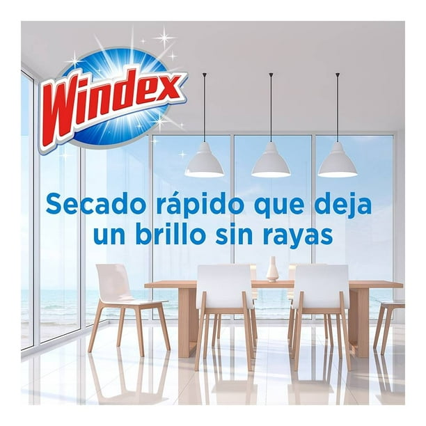 Limpiador Líquido Windex Para Vidrios - 500Ml