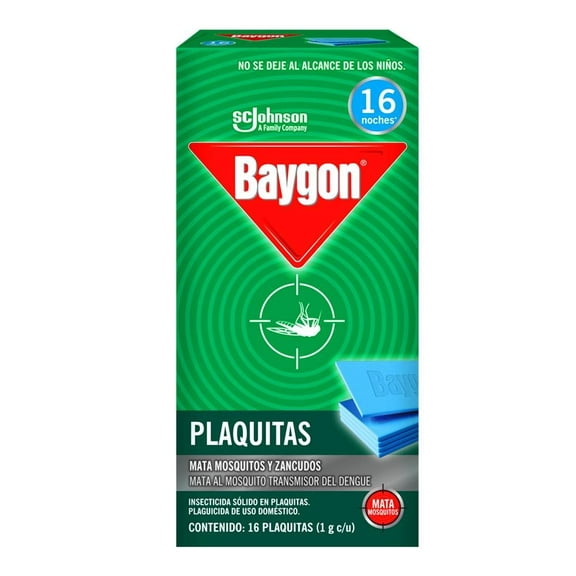 Insecticida Baygon laminitas 16 pzas