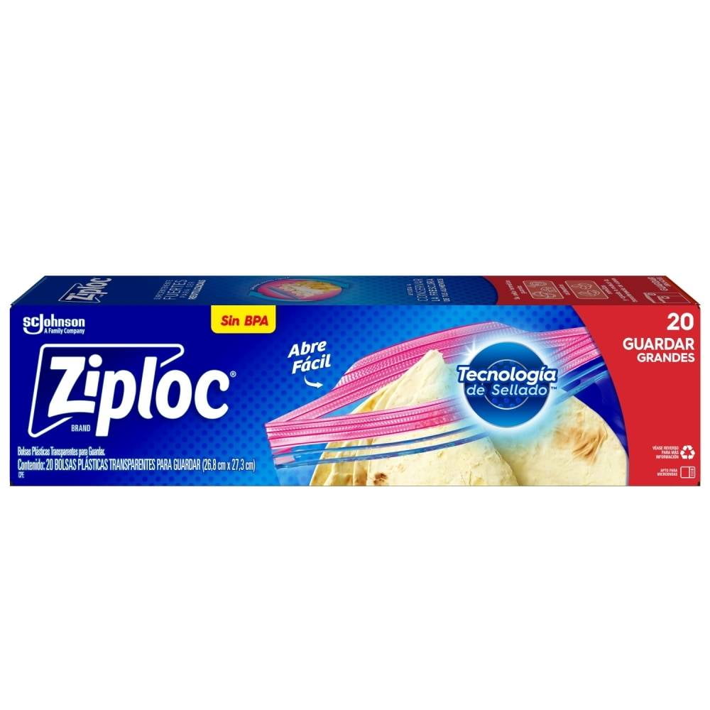 Ziploc - Bolsas grandes, XL, 4 unidades (paquete de 2)