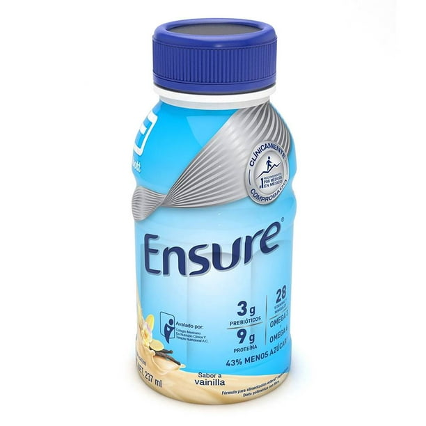 Fórmula Ensure Clásica de Alimentación Enteral, Sabor Vainilla, 237 ml