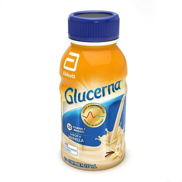 Fórmula de Alimentación Especializada Glucerna, Sabor Vainilla, 237 ml