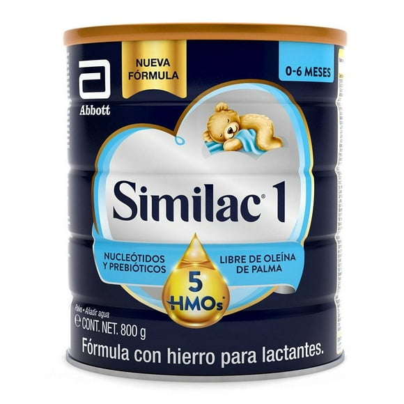 Fórmula con hierro para lactantes Similac etapa 1 de 0 a 6 meses 800 g