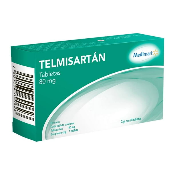 Telmisartán Medimart 80 mg 28 tabletas