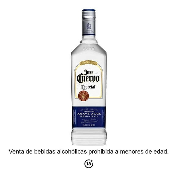 tequila jose cuervo especial plata 990 ml