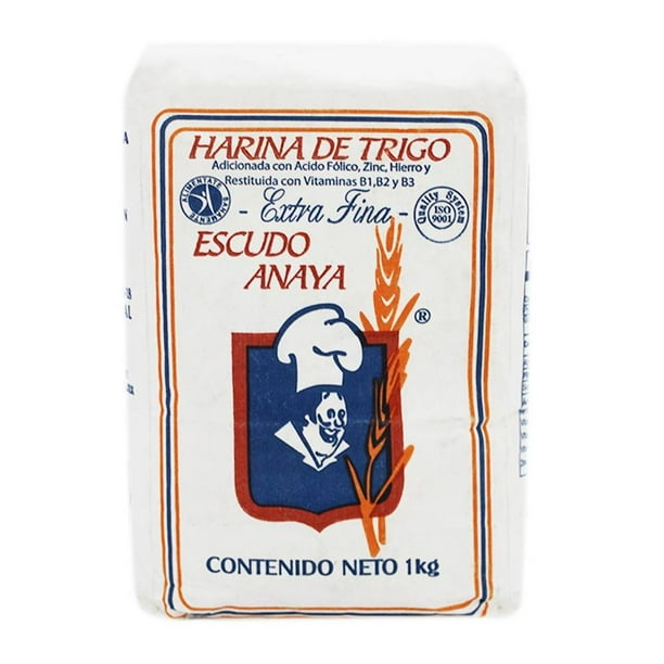 Harina De Trigo Escudo Anaya Extra Fina 1 Kg Walmart 0892