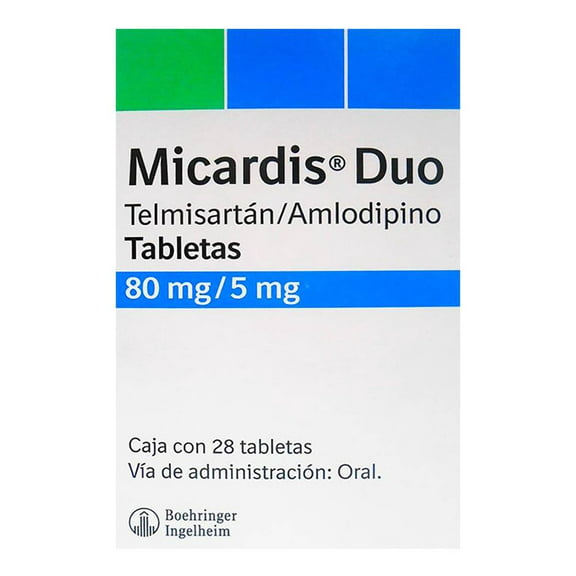 Micardis duo 80 mg/5 mg, 28 tabletas