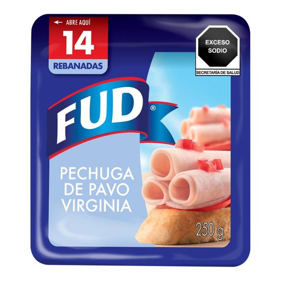 Pechuga de pavo FUD virginia 250 g