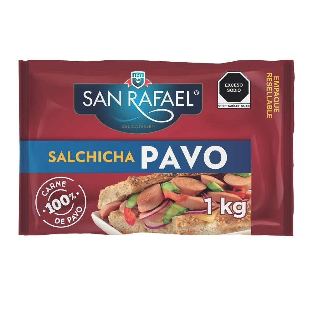 Inspección crear raíz Salchicha de pavo San Rafael 1 kg | Walmart