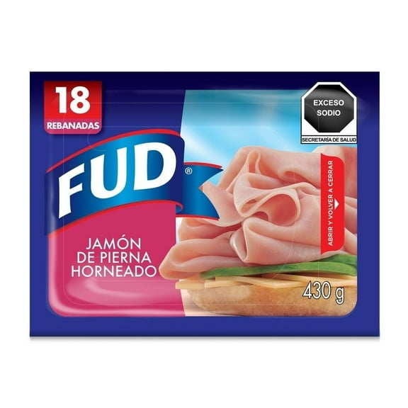 Jamón de pierna FUD horneado 430 g