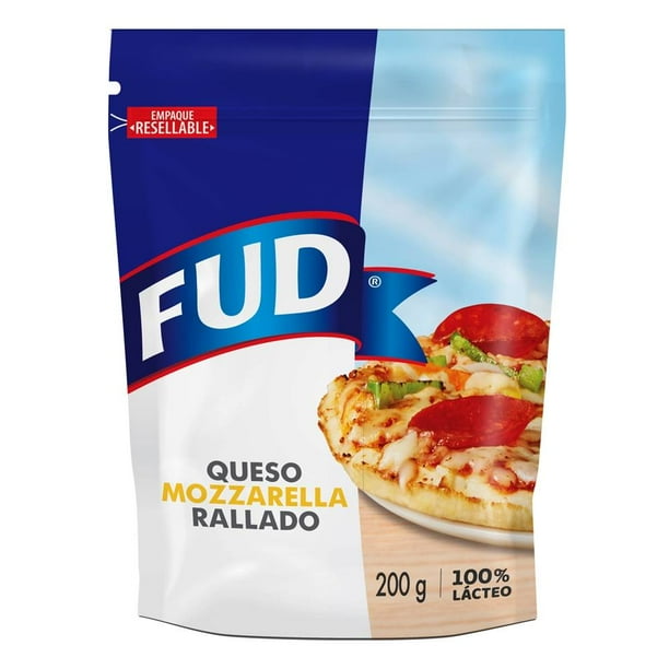 Queso mozzarella FUD rallado 200 g