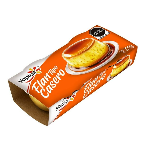 Flan Yoplait tipo casero 2 pzas de 110 g c/u