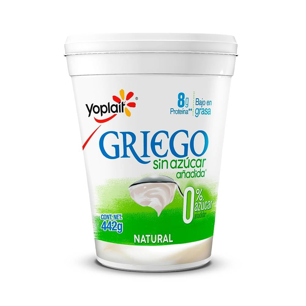 Yogurt Yoplait Griego con Fresa s/azúcar Anadida145g 