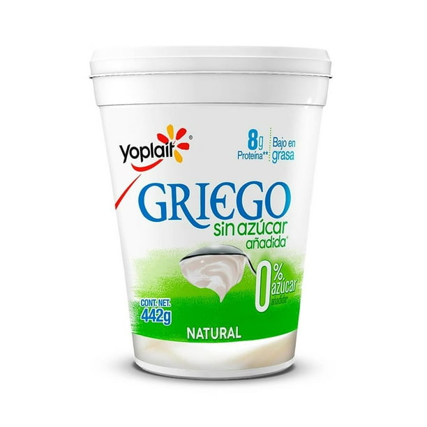 yogur griego ligero natural azucarado sin lactosa pack 4