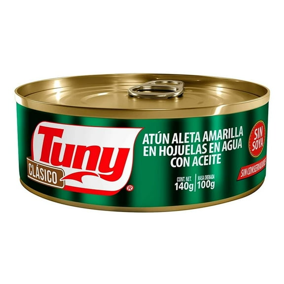 Atún Tuny clásico en agua con aceite 140 g