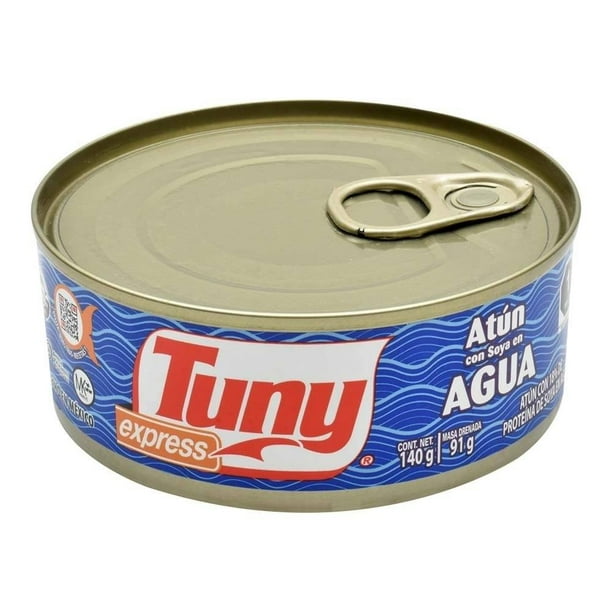 Atún Tuny Express light con proteína de soya en agua 140 g