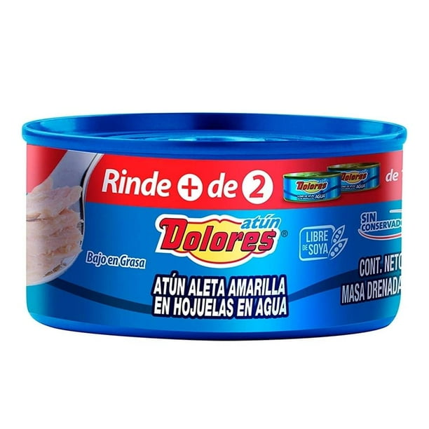 Atún Dolores aleta amarilla en agua 295 g