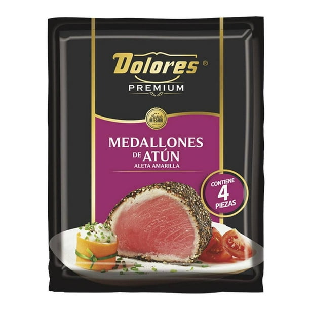 Medallones de atún Dolores Premium aleta amarilla 4 piezas congelado