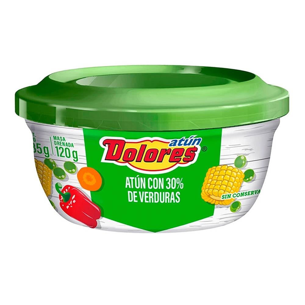 Atún Dolores con verduras en agua 135 g | Walmart