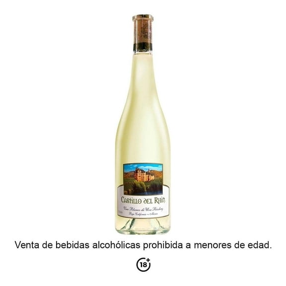 Vino Blanco Castillo del Rhin de Uva Riesling 750 ml