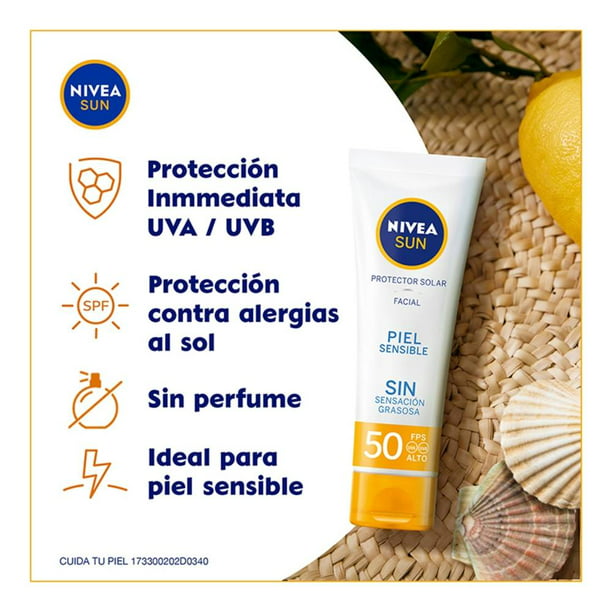 Protector NIVEA FPS piel sensible 50 ml | Walmart