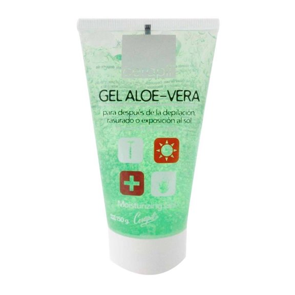 Gel humectante Cerapil aloe vera para después de la depilación 150 g