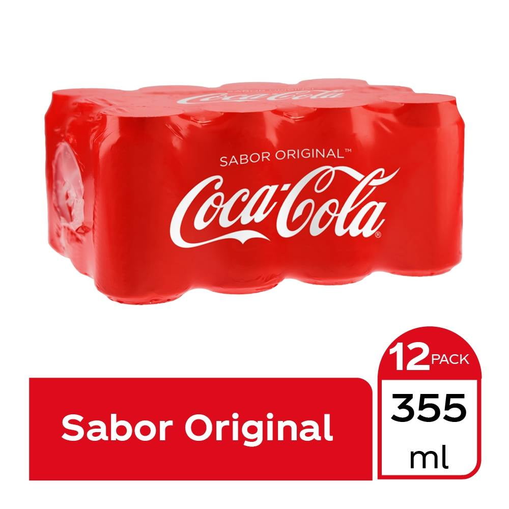Refresco Coca Cola 12 latas de 355 ml c/u