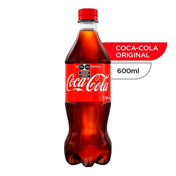 Refresco Coca Cola light sin cafeína botella de 600 ml