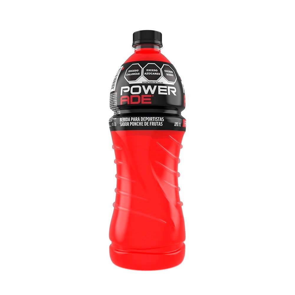 Bebida para deportistas Powerade sabor ponche de frutas 1 l