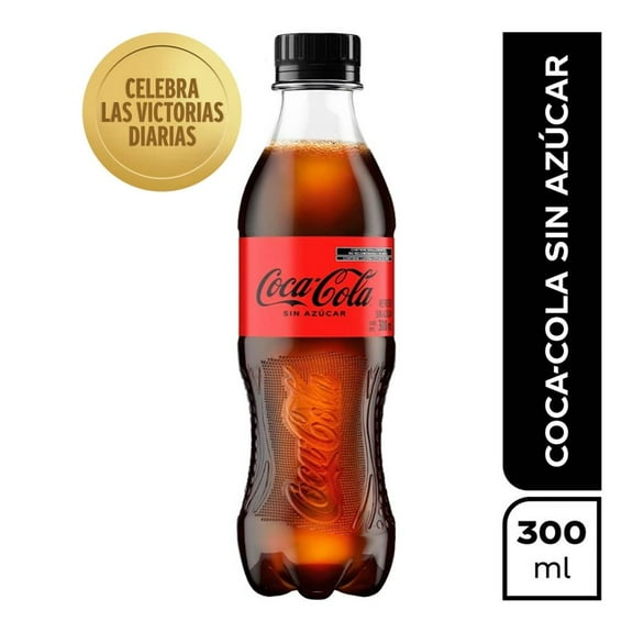 Refresco Coca Cola sin azúcar 300 ml