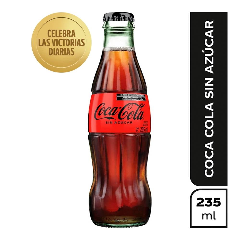 Coca Colas sin azúcar / Sukkerfri, Colaflasker 100gr