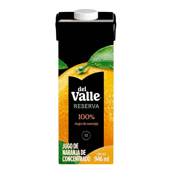 Jugo Del Valle de naranja 100% jugo 946 ml