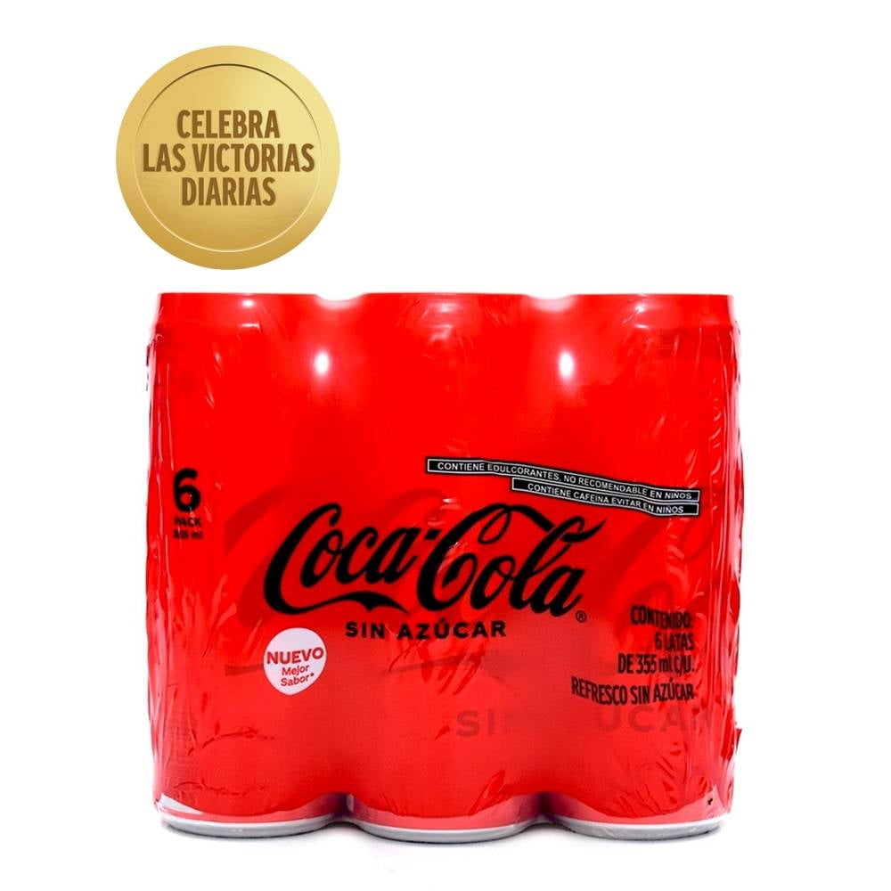 Refresco Coca Cola Lata Delgada 355 ml.