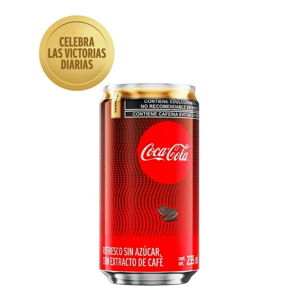 Refresco Coca-Cola Zero Lata 235 mL x 8
