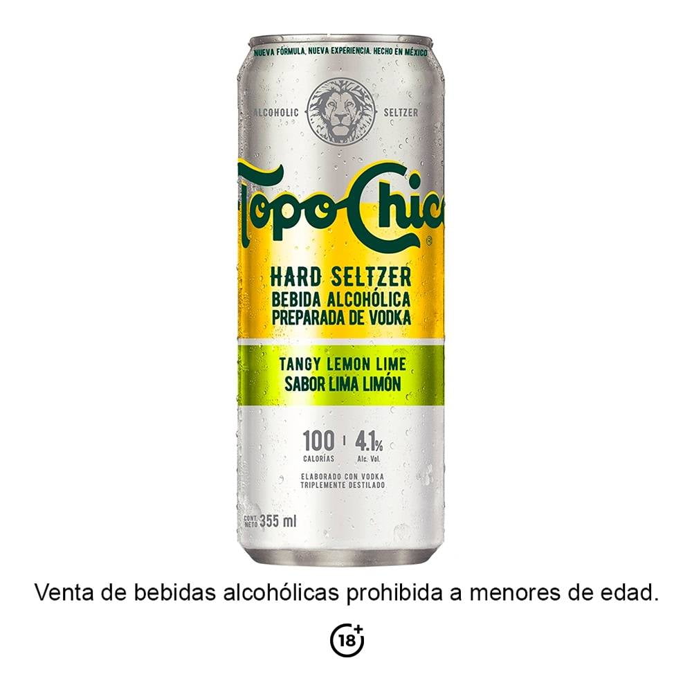 Bebida Alcohólica Preparada Topo Chico Hard Seltzer Lima Limón 355 Ml Walmart 6889