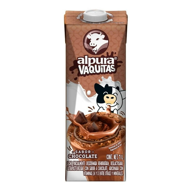 Leche Alpura Vaquitas sabor chocolate 1 l