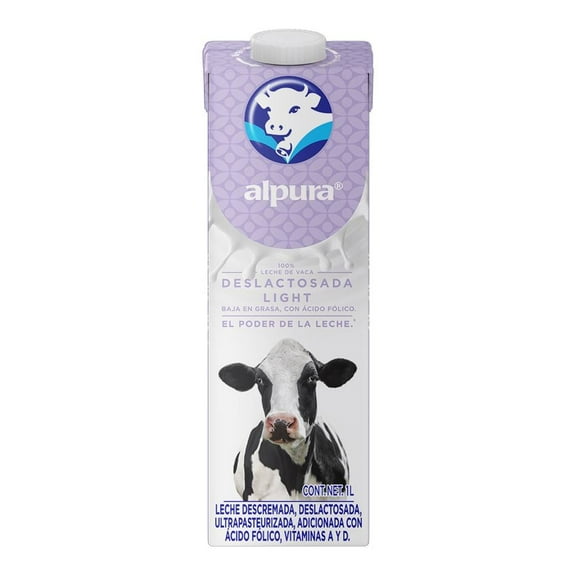 Leche Alpura deslactosada light 1 l