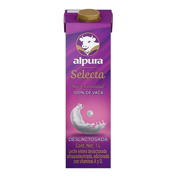 leche alpura selecta deslactosada 1 l