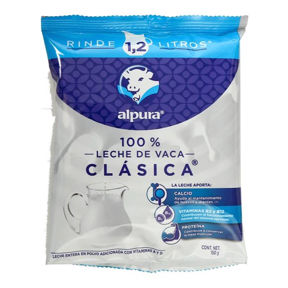 Leche en polvo Alpura clásica 150 g