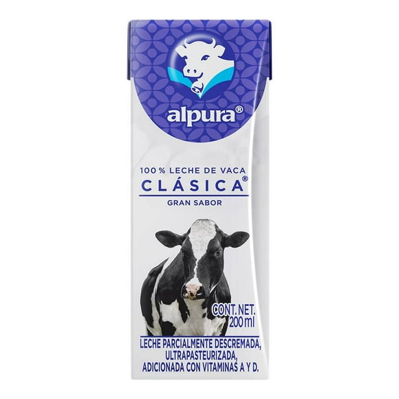 Leche Alpura clásica 200 ml