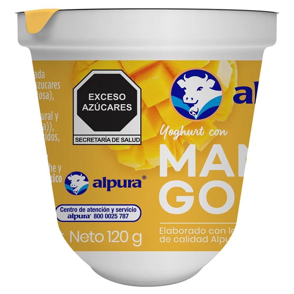 Danone Yogur sabores (fresa,coco,piña, mango) Pack 8 x 120 g