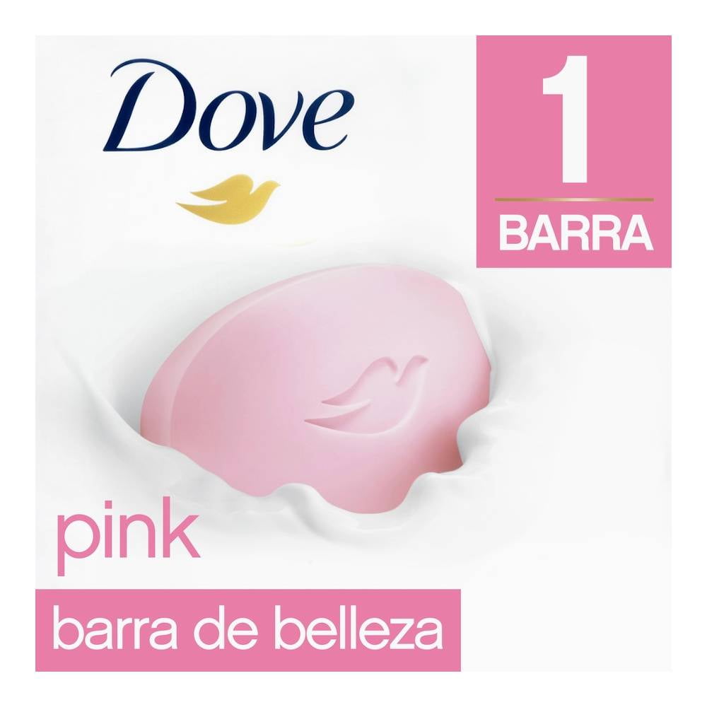 Jabón en barra Dove pink 135 g