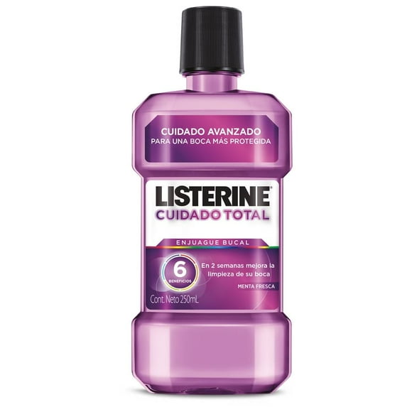 Enjuague bucal Listerine Total Care sabor menta 250 ml