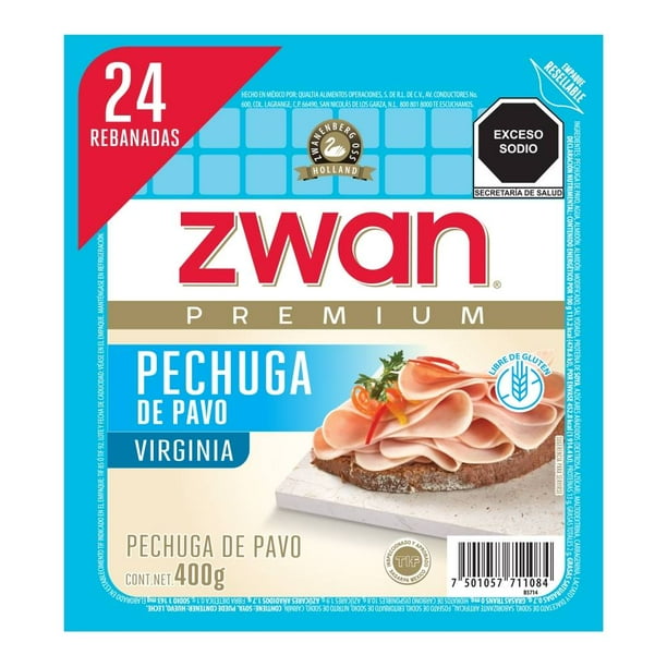 Pechuga de pavo Zwan virginia 400 g