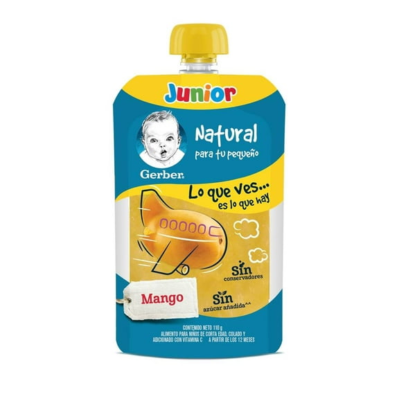 Alimento para niños Gerber junior mango 110 g