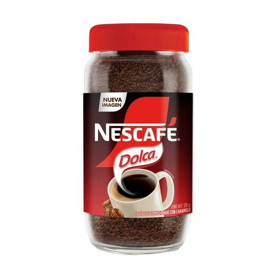 Café Nescafé Dolca mezclado con caramelo 170 g